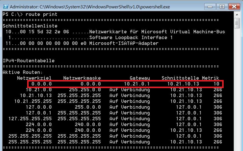 Ping Allgemeiner Fehler