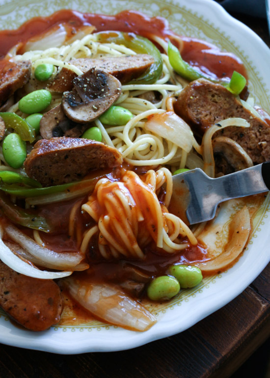 Ankake (Japanese thick sauce) Spaghettiあんかけスパゲッテイ CT SideB