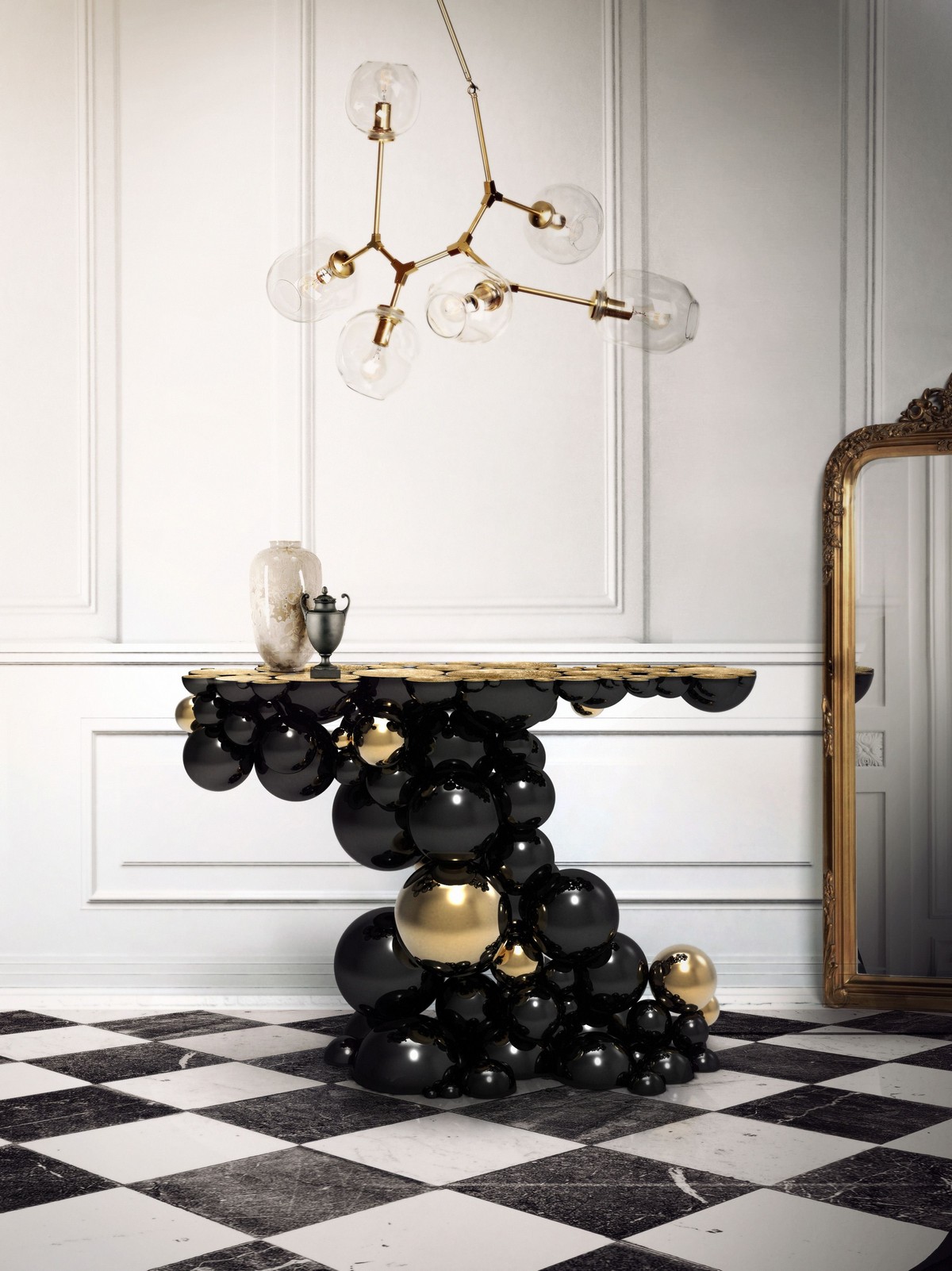 Black and White Console Tables For an Exquisite Ambience Sideboards