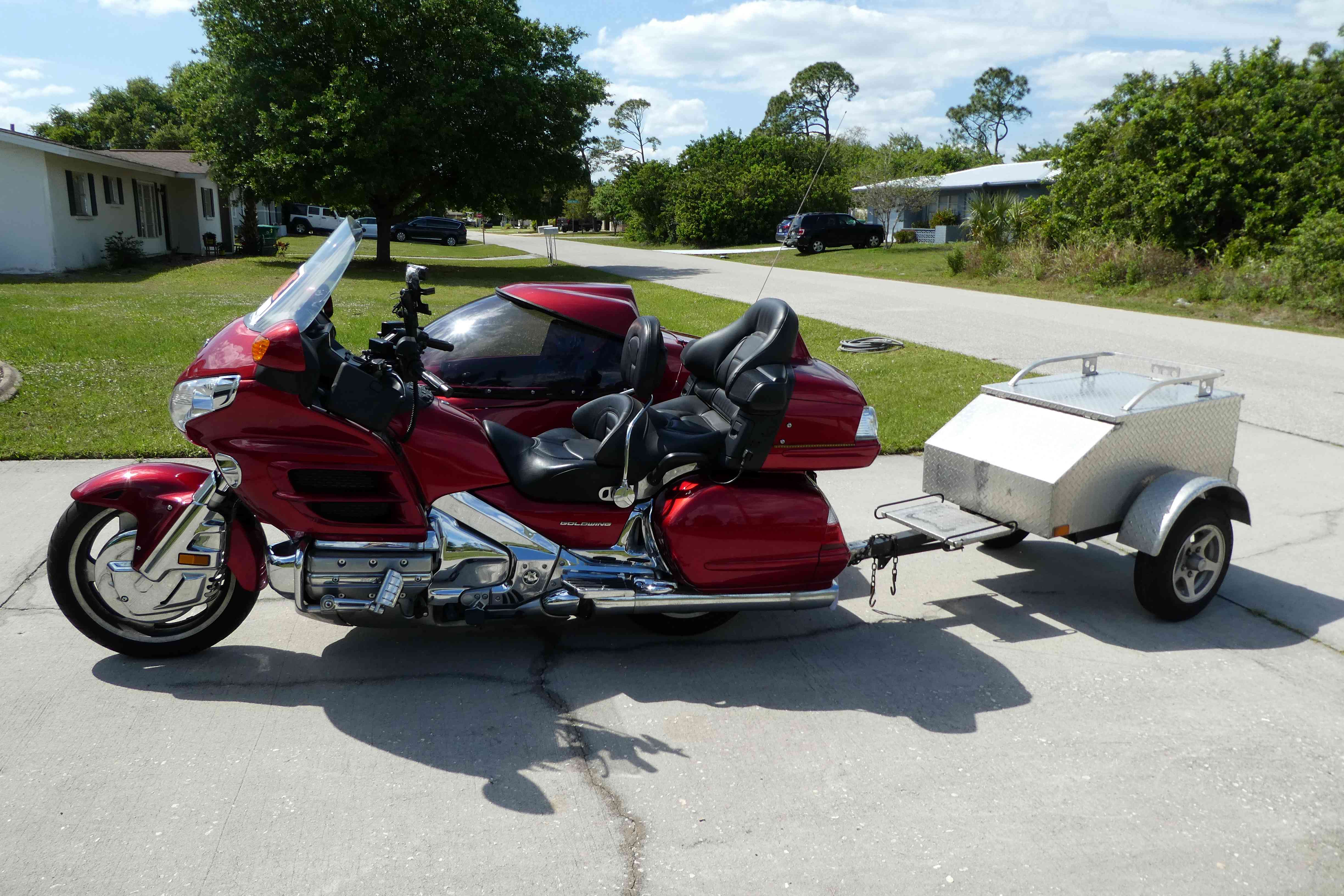 2008 Goldwing with 2011 Hannigan GTL sidecar and cargo trailer for sale