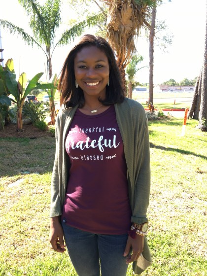 Thanksgiving Day Style- Thankful, Grateful, Blessed Sideline socialite