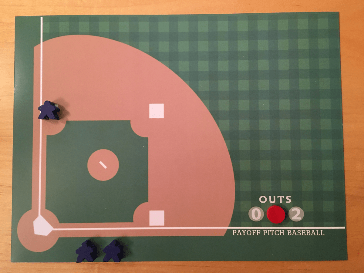 Payoff Pitch Baseball Printed Game Sideline Strategy Games