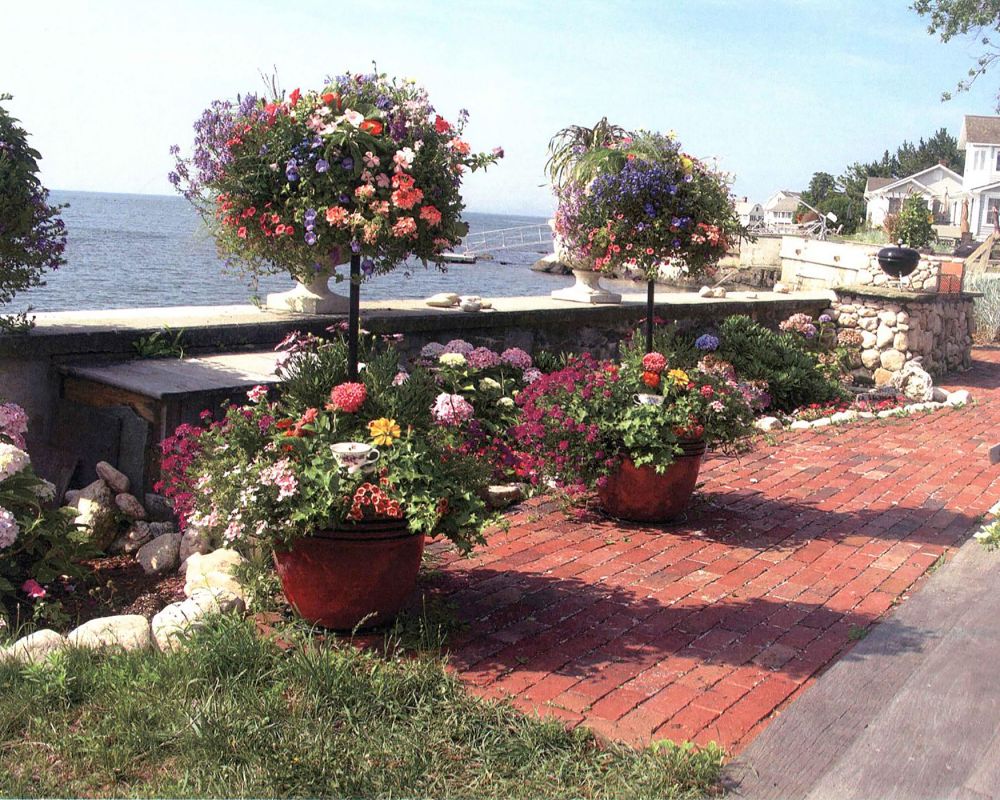 Basket Columns Green Walls Vertical Gardens Side Planting