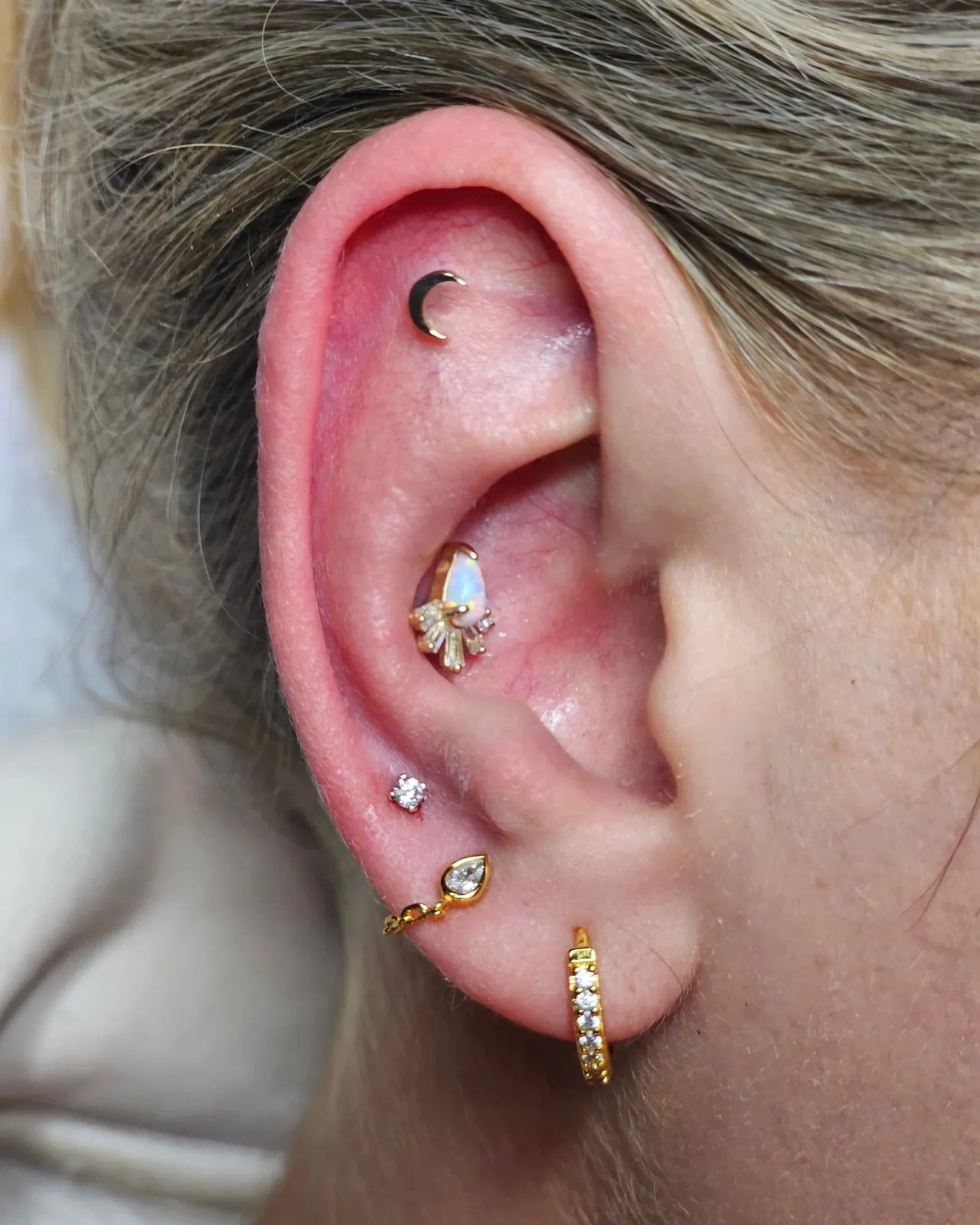 The Art and Expression of Girls Ear Piercings Sideshow Tattoo And