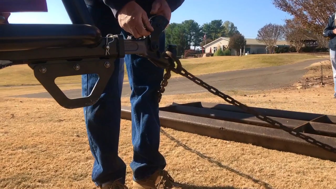 Top Dressing a Golf Course Sides Spreaders