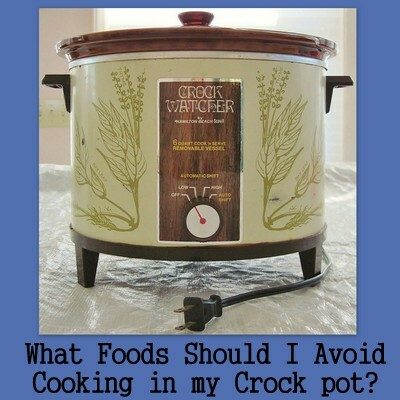 Avoid Cooking Crock Pot