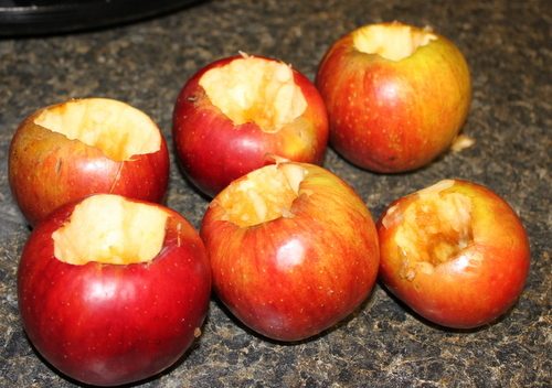 Baked Apples Cored Apples for Slow Cooker