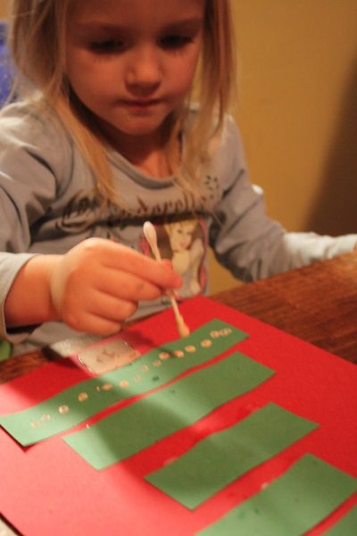 Decorating Christmas Tree Paper Craft