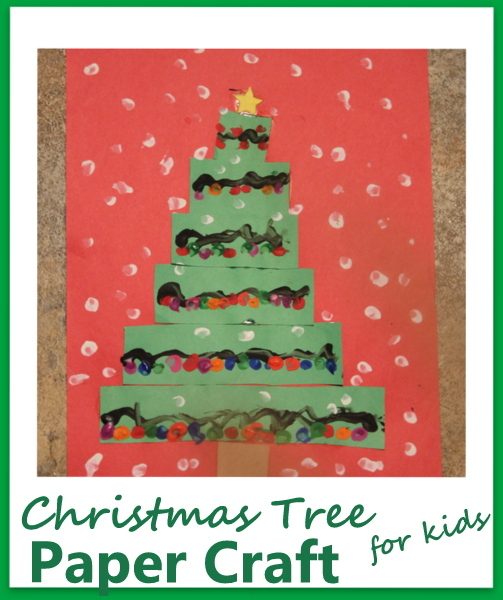 Christmas Tree Paper Craft