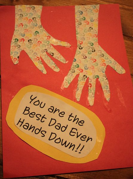 Father's Day Craft Finished Product