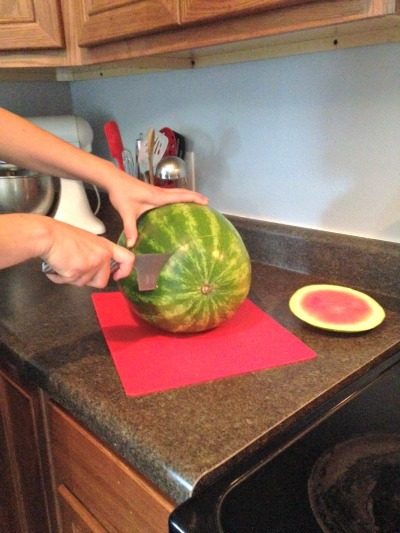 No Bake Watermelon Cake