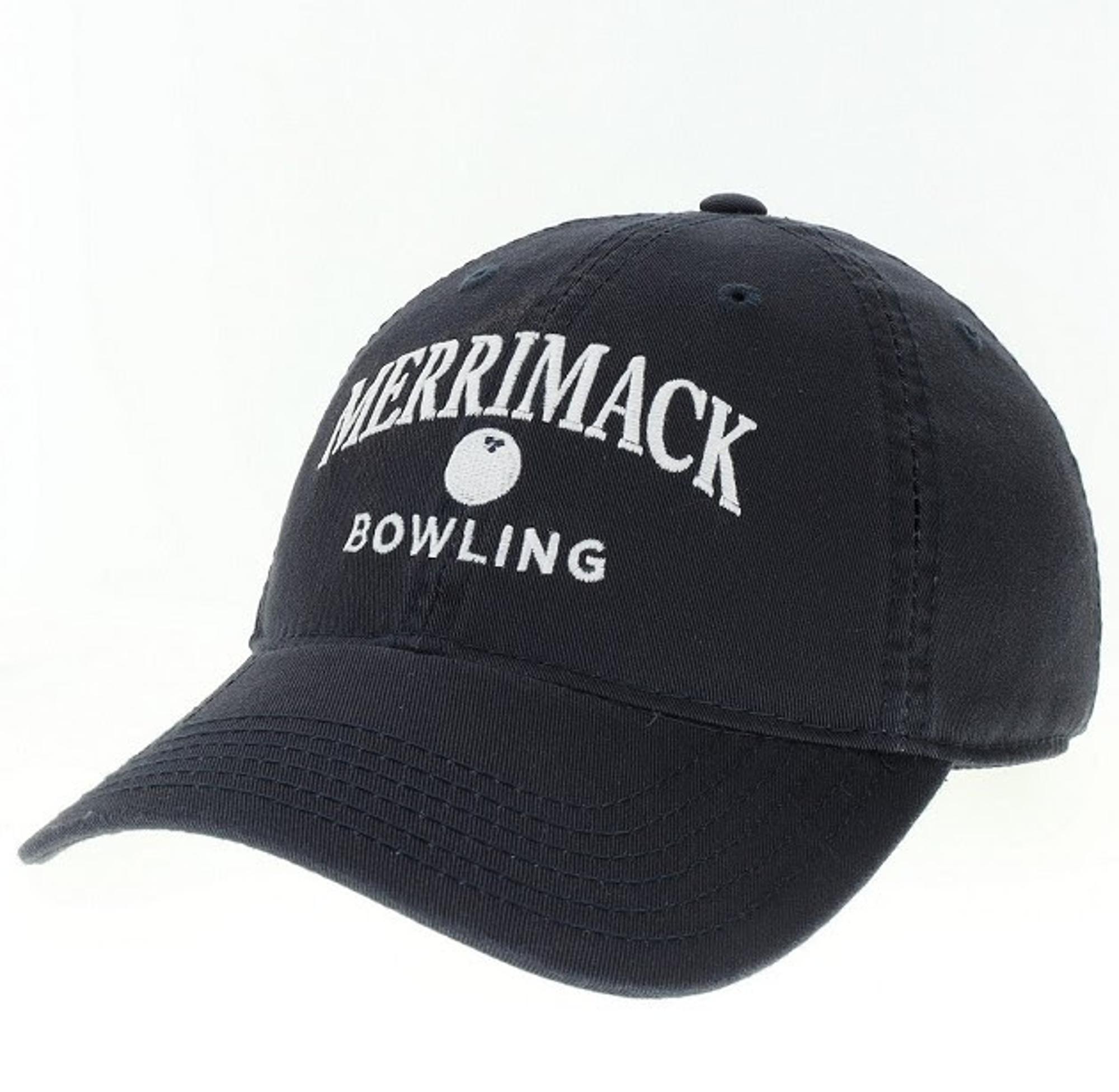 Navy Bowling Hat Merrimack College Bookstore