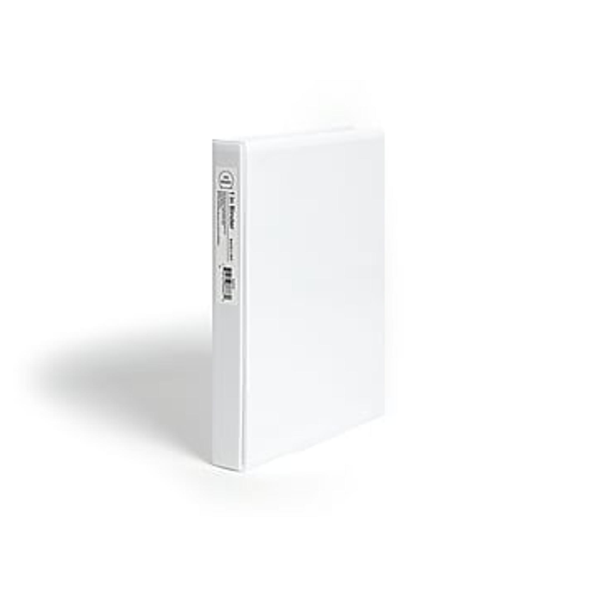 White 3 Ring Binder Bulldog Depot