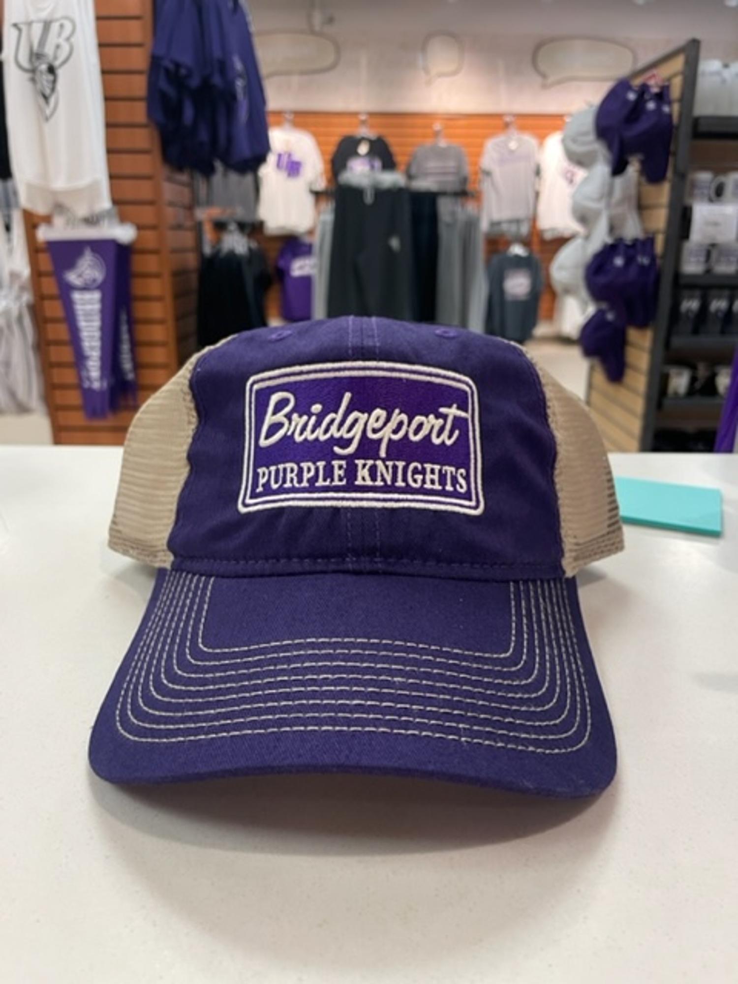 Bridgeport Purple Knights Soft Trucker Hat University of Bridgeport