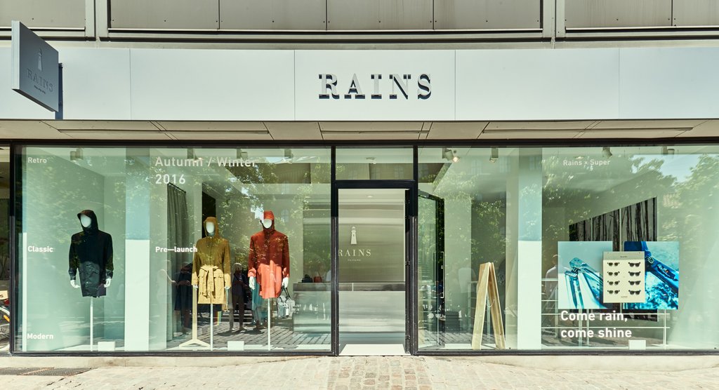 RAINS Opens Retail Store in Denmark Sidewalk Hustle