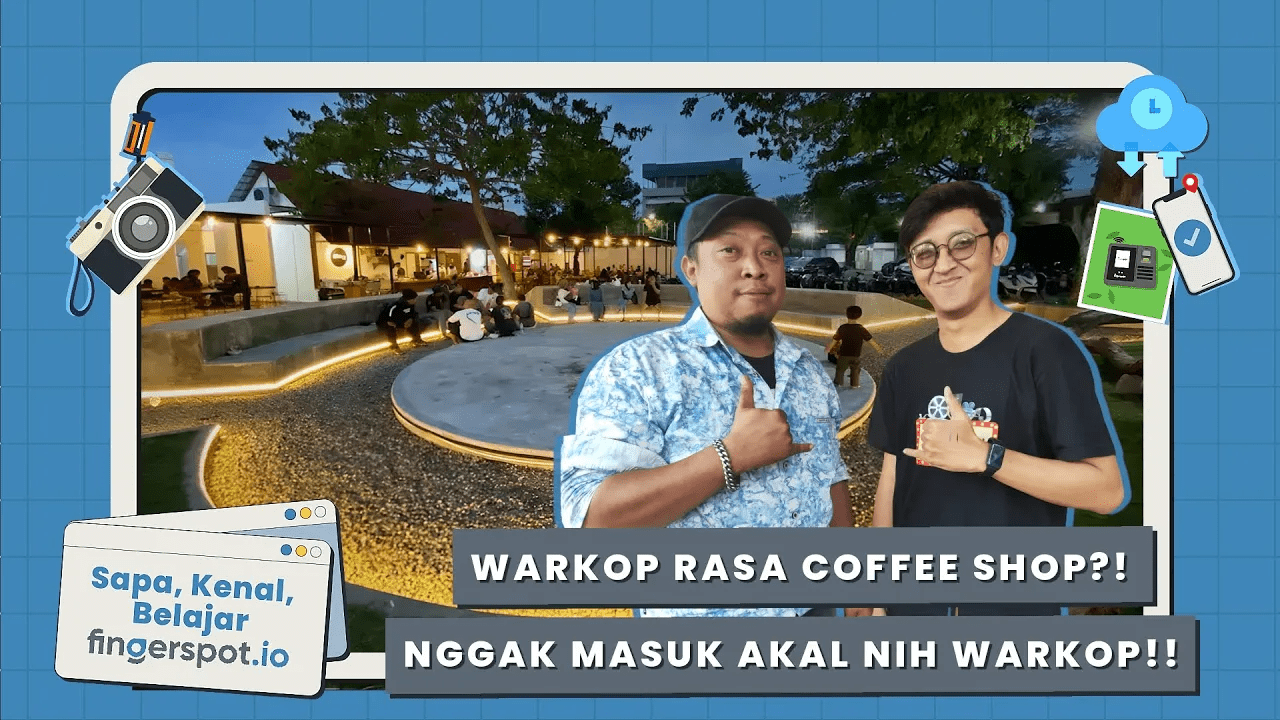 Ngopi Seru di Warkop Bening Surabaya | Bisnis F&B yang Sudah Pakai Perangkat Absensi Online
