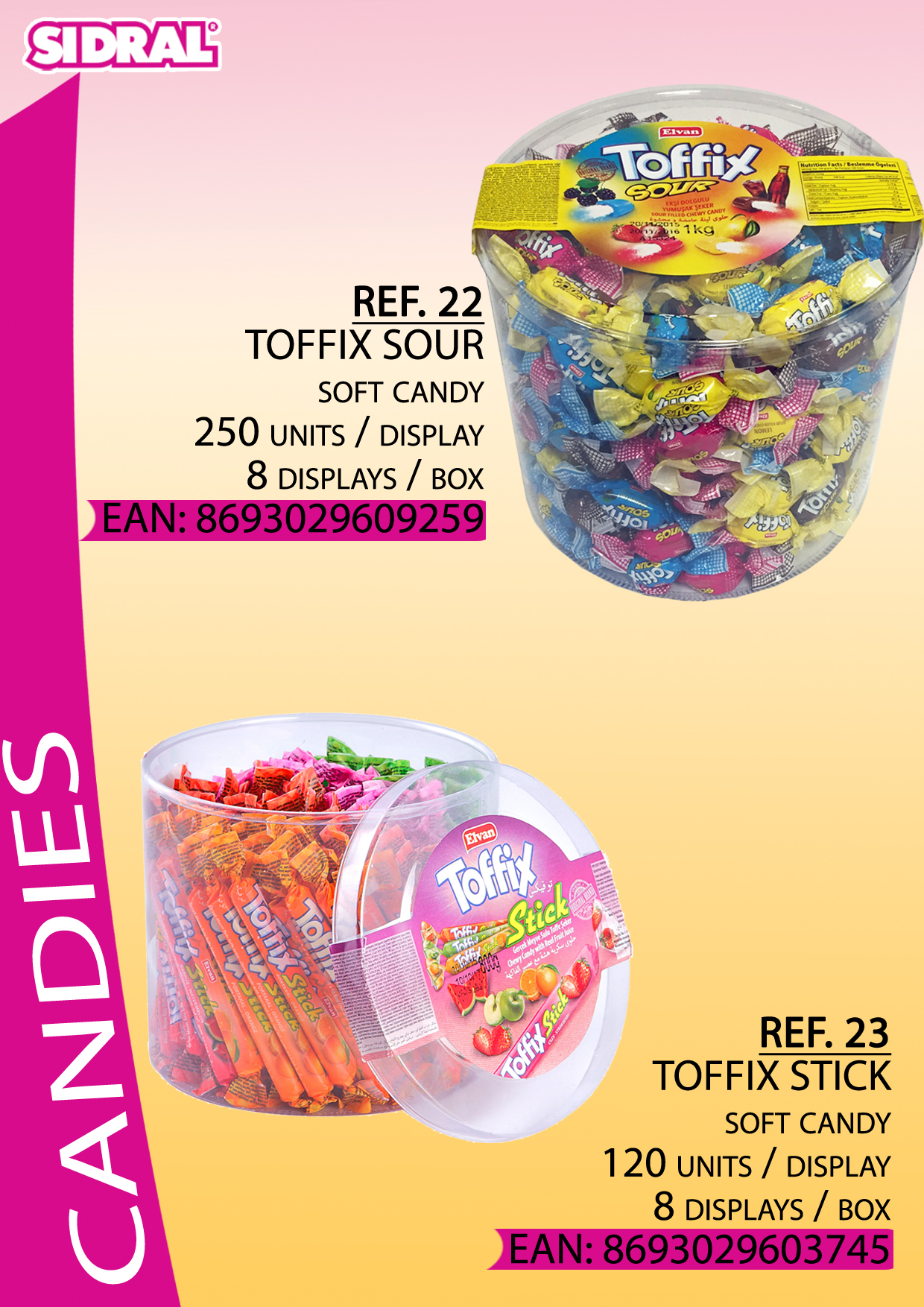 Toffix Stick to candy stores