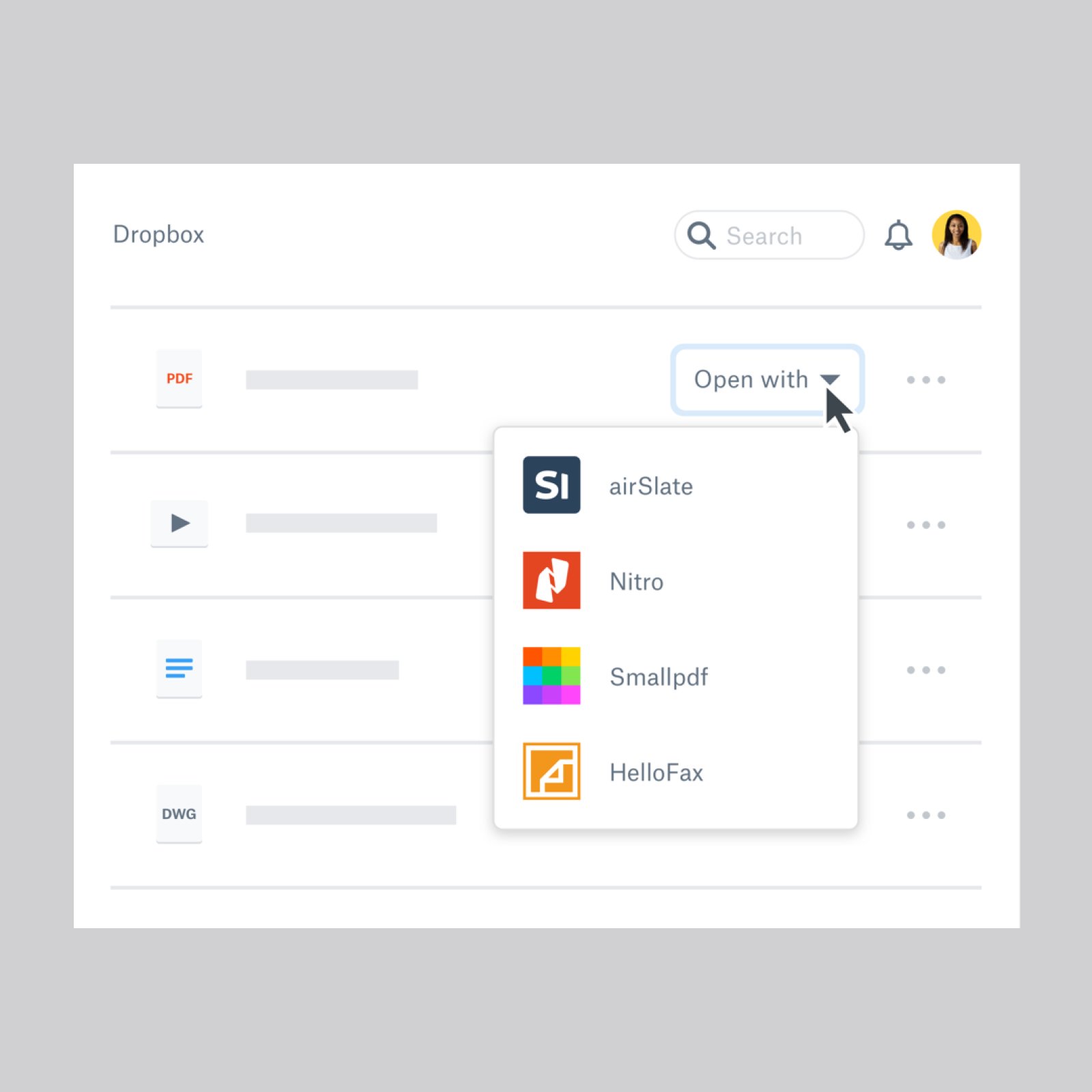 La nouvelle extension Dropbox offrira une meilleure intégration avec