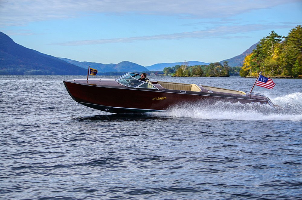 Hacker Boat Company builder of HackerCraft mahogany boats.