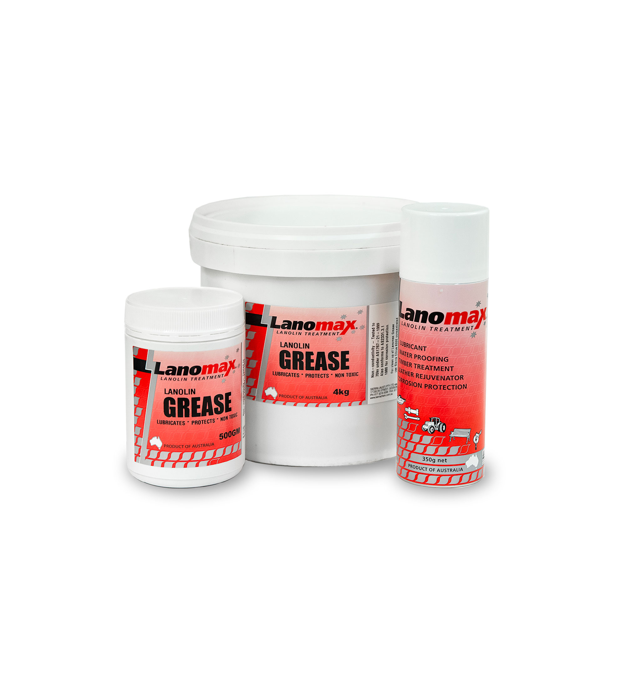 GREASE AND ANTI CORROSION Sierra Specialised Products (Aust)Lanomax
