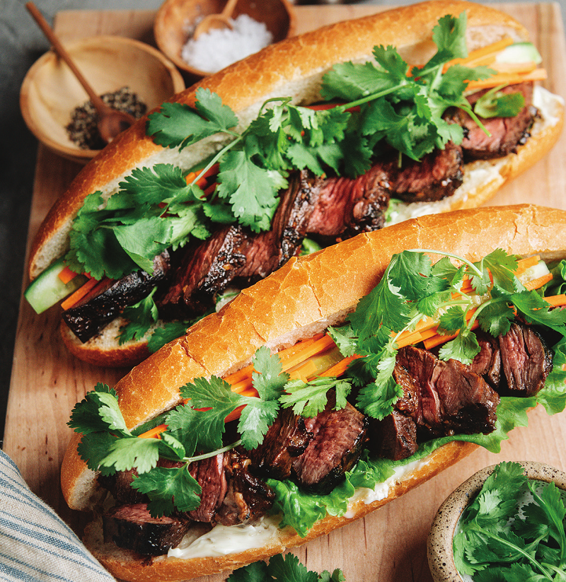 Recipe of the Week Banh Mi Steak Sandwiches Sierra News Online