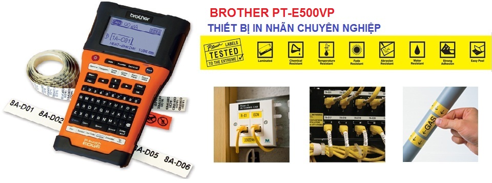 BROTHER PT-E500 (E500VP) - CHÍNH HÃNG