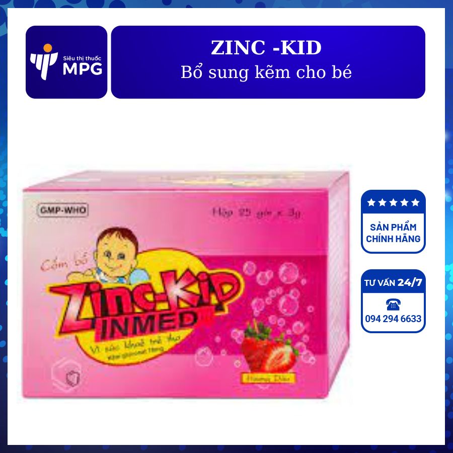 ZinC Kid Bổ sung kẽm cho trẻ ăn ngon, phát triển toàn diện