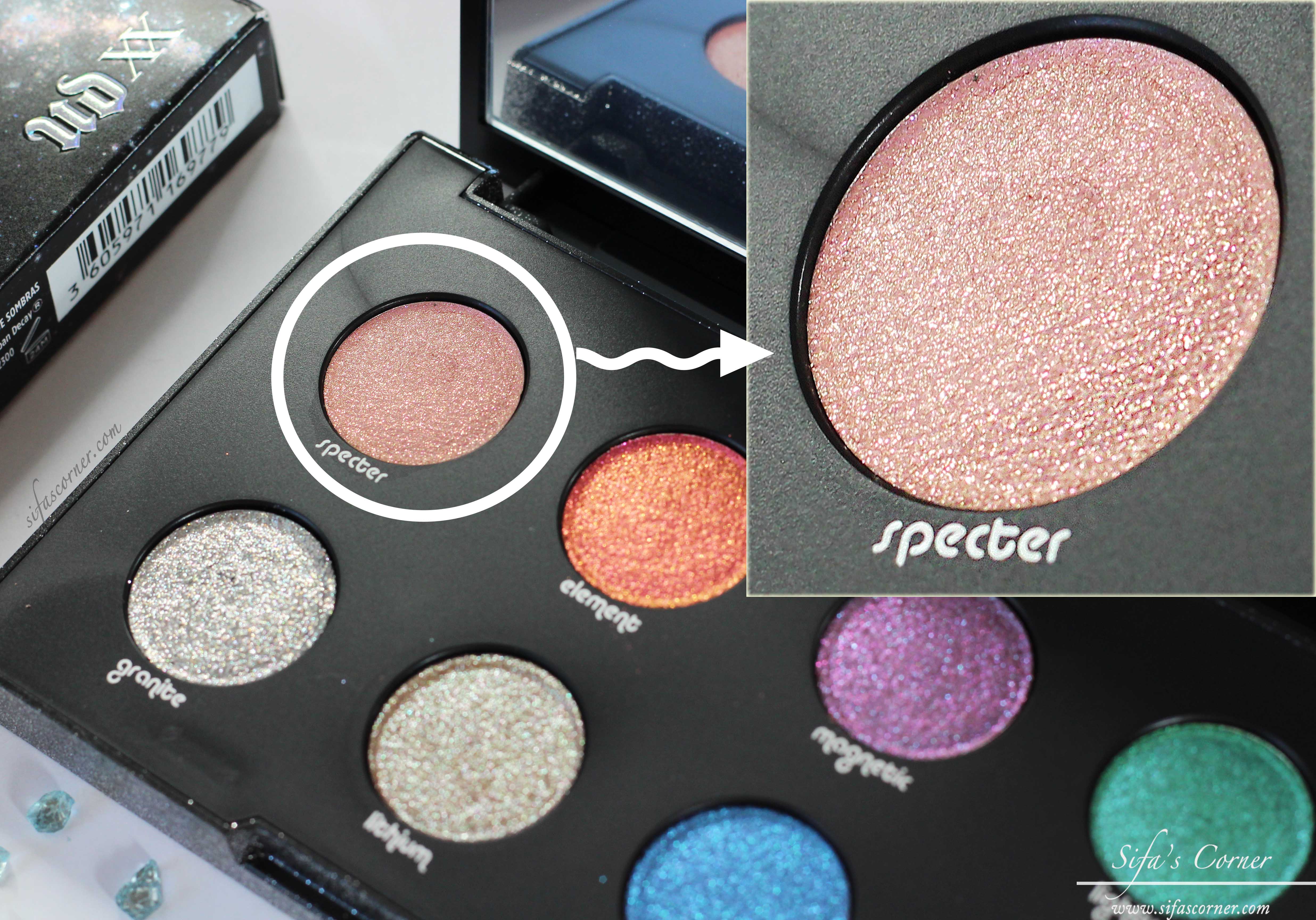 REVIEW & SWATCH Urban Decay Moondust Eyeshadow Palette