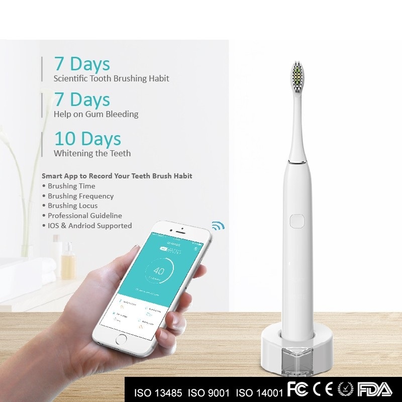 Smart Bluetooth Toothbrush with App ios & Andriod