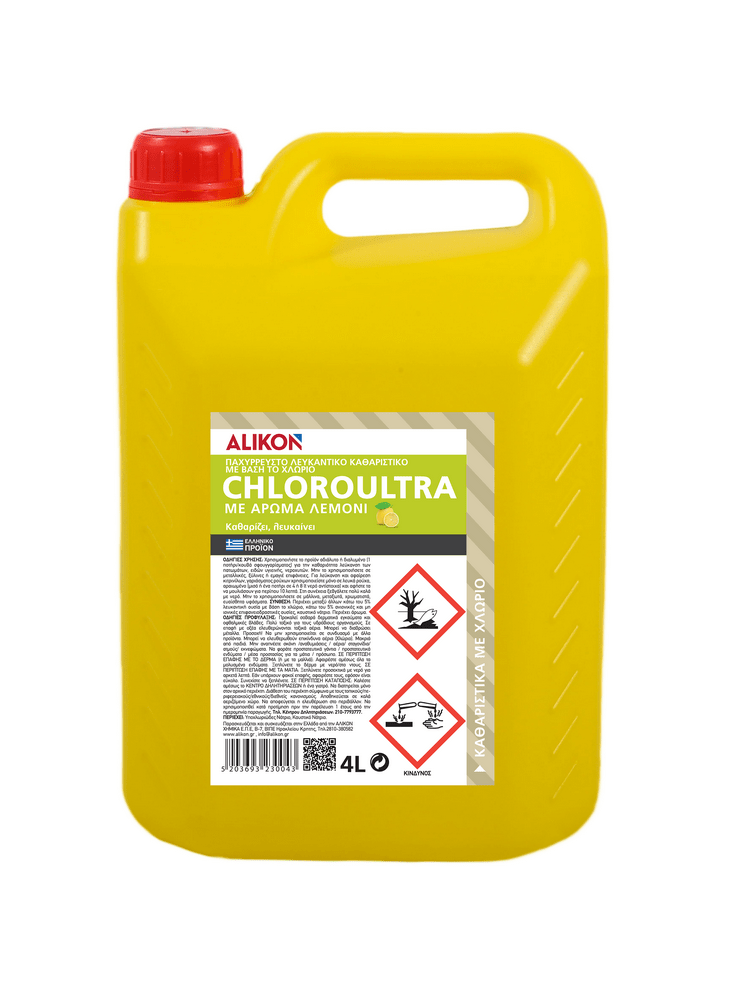 Chlorine cleaner ultra lemon 4Lt Siganos Pack