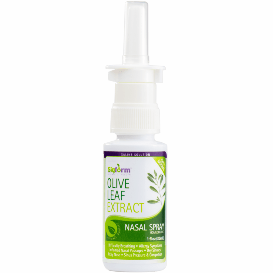 Olive Leaf Nasal Spray Sinus Congestion Relief