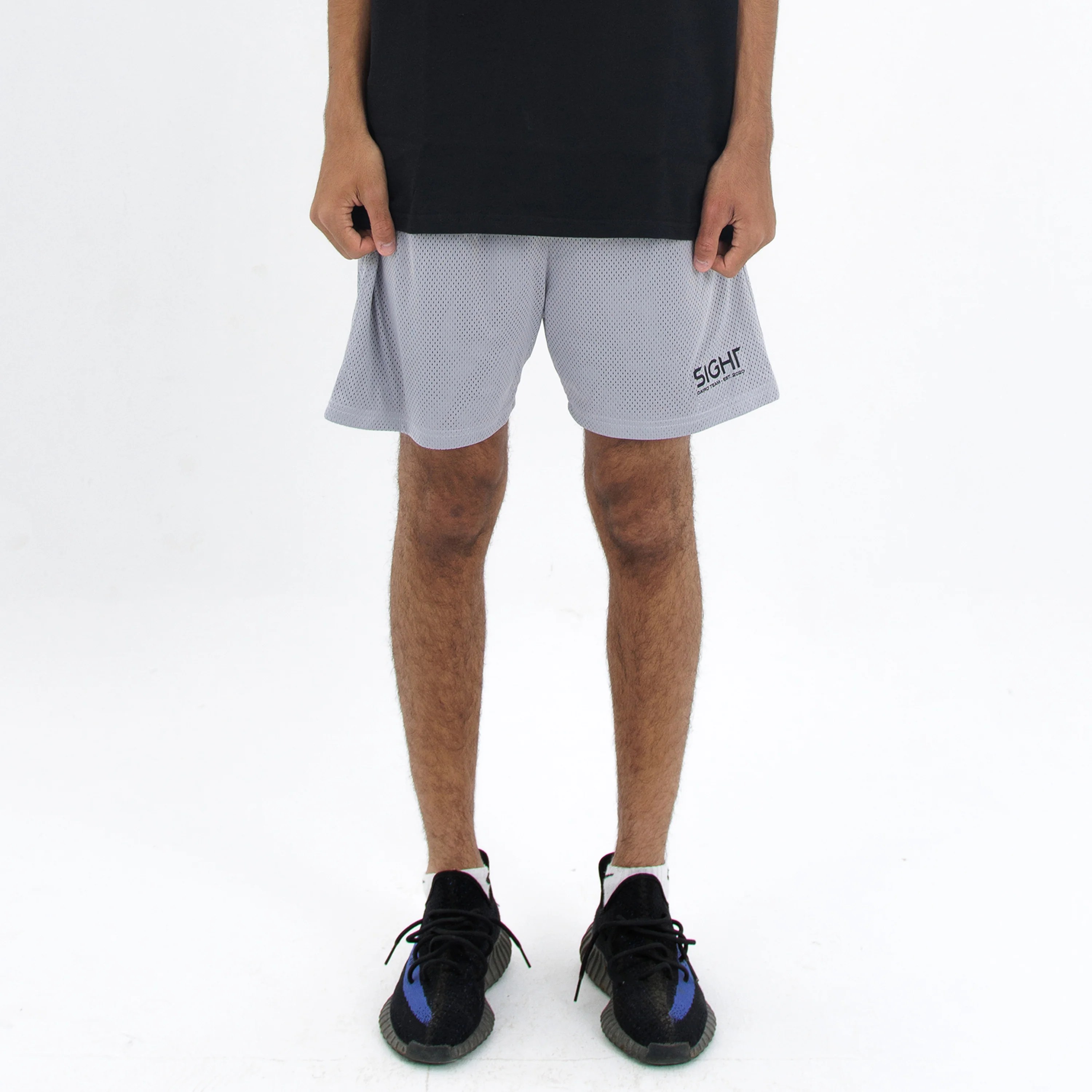 Light Grey Mesh Shorts SIGHT Cairo