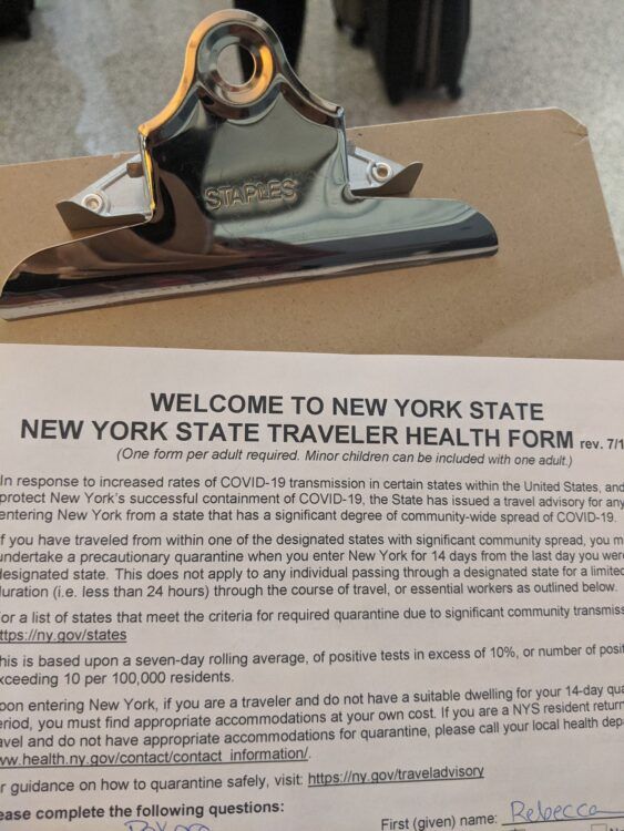 New York is Not Messing Around With Travel Quarantines