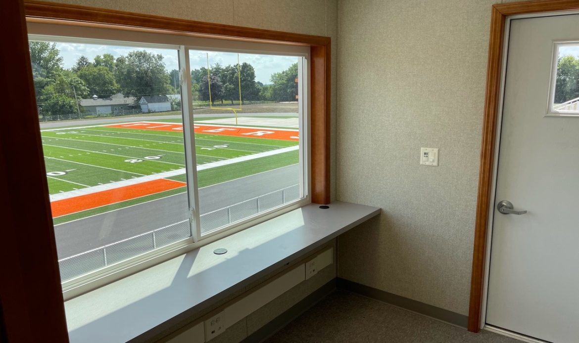 Westville High School New Bleachers Sightlines Athletic Facilities, LLC