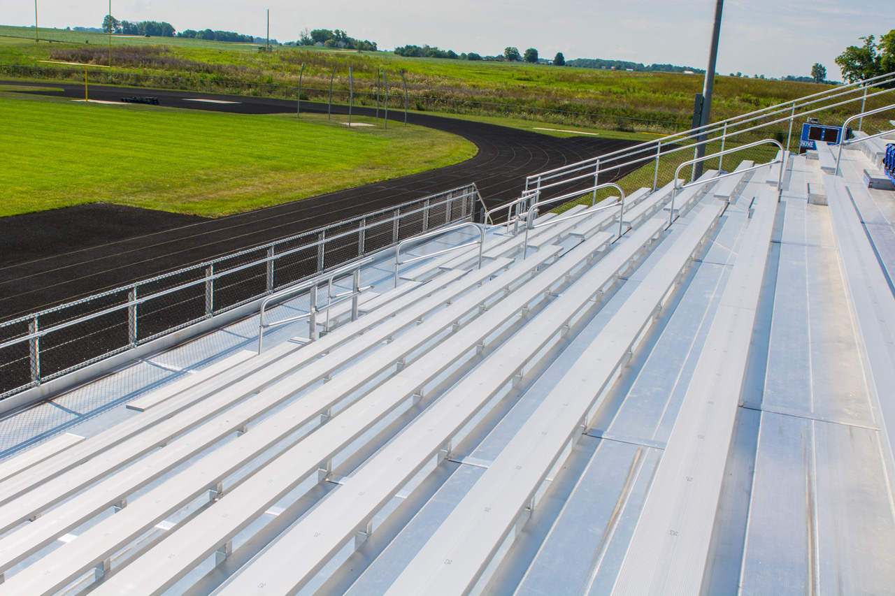 TriVillage High School Bleachers Sightlines Athletic Facilities, LLC