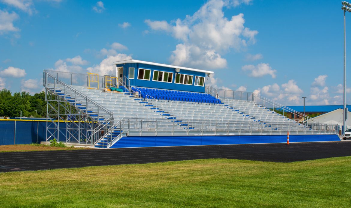 TriVillage High School Bleachers Sightlines Athletic Facilities, LLC