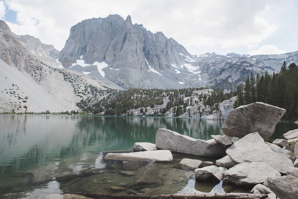 Second Lake in Big Pine Lakes near Mammoth, California Sights Better Seen