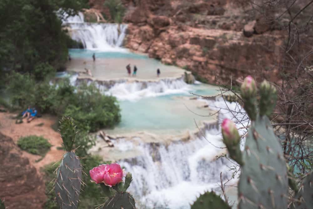 Beaver Falls in Havasupai in Arizona Sights Better Seen