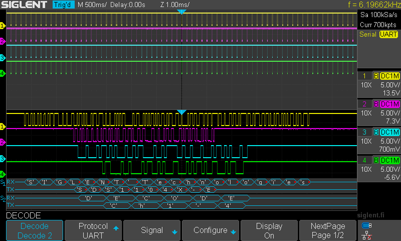 Siglent SDS1104X-E and SDS1204X-E Mixed Signal Oscilloscopes - Page 1