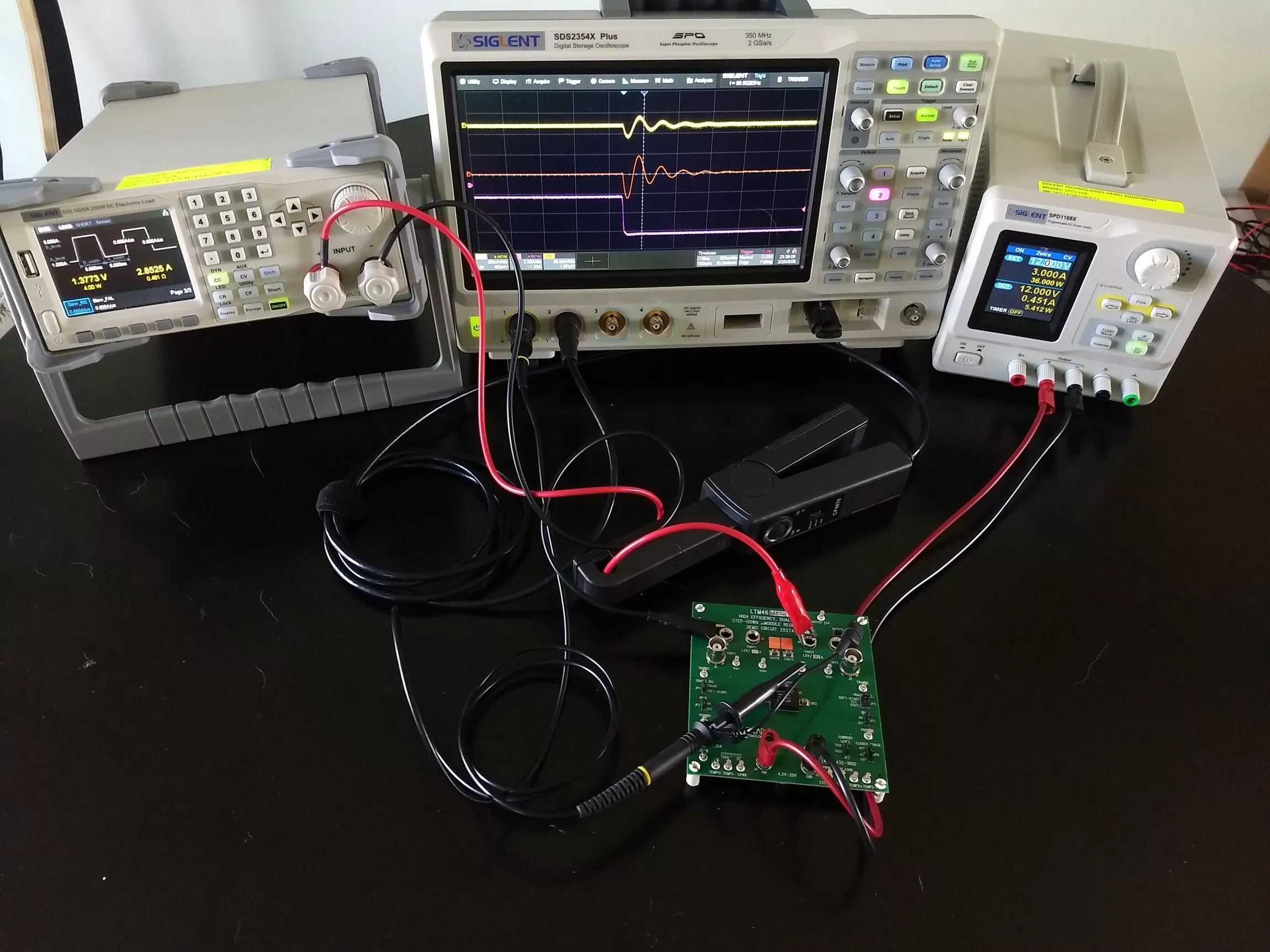 Power Supply Design Load Step Response with a SIGLENT DC Electronic