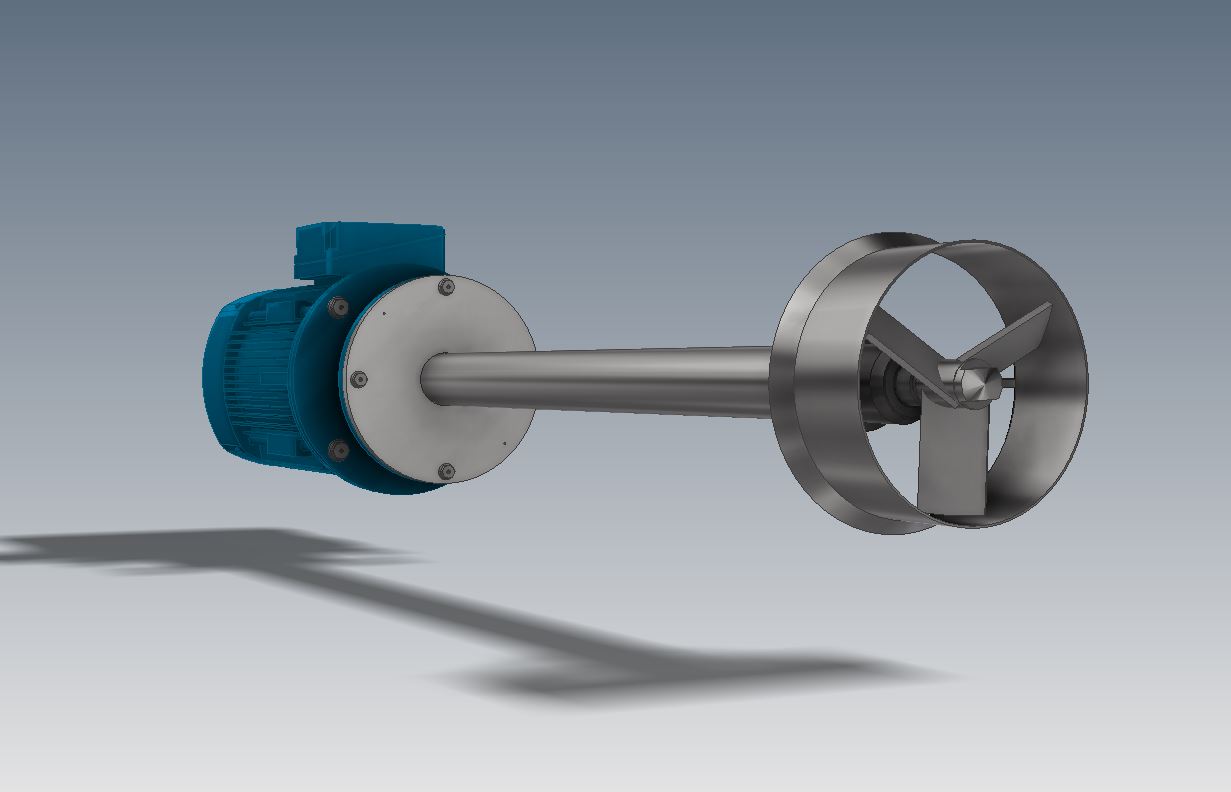 Jetstream mixer Intensive mixer head w. high speed rotor