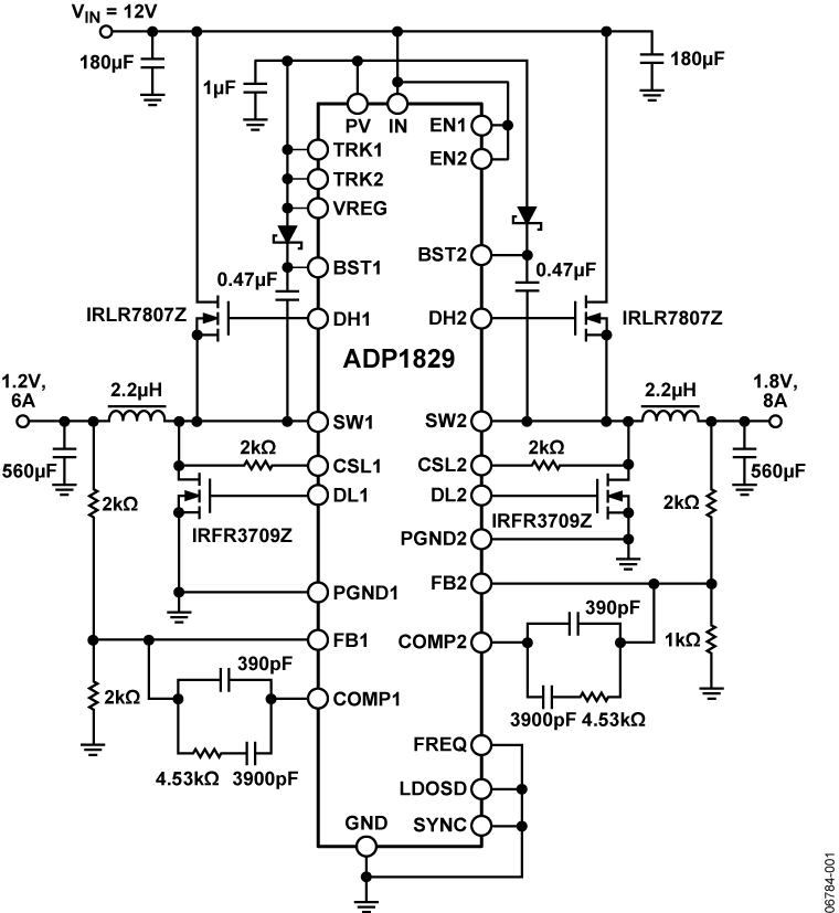 ADP1829ACPZR7 Analog Devices Datasheet PDF & Technical Specs