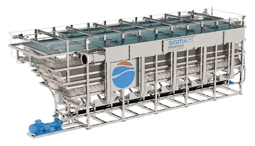 DAF system for wastewater treatment Sigmadaf