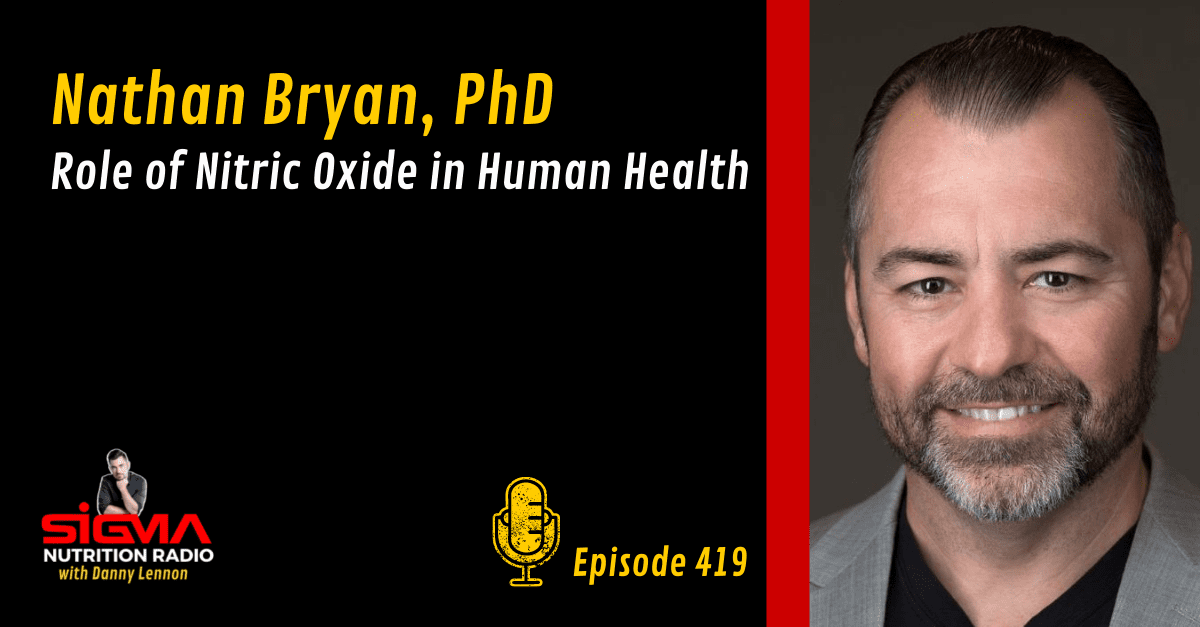 419 Nathan Bryan, PhD Role of Nitric Oxide in Human Health Sigma