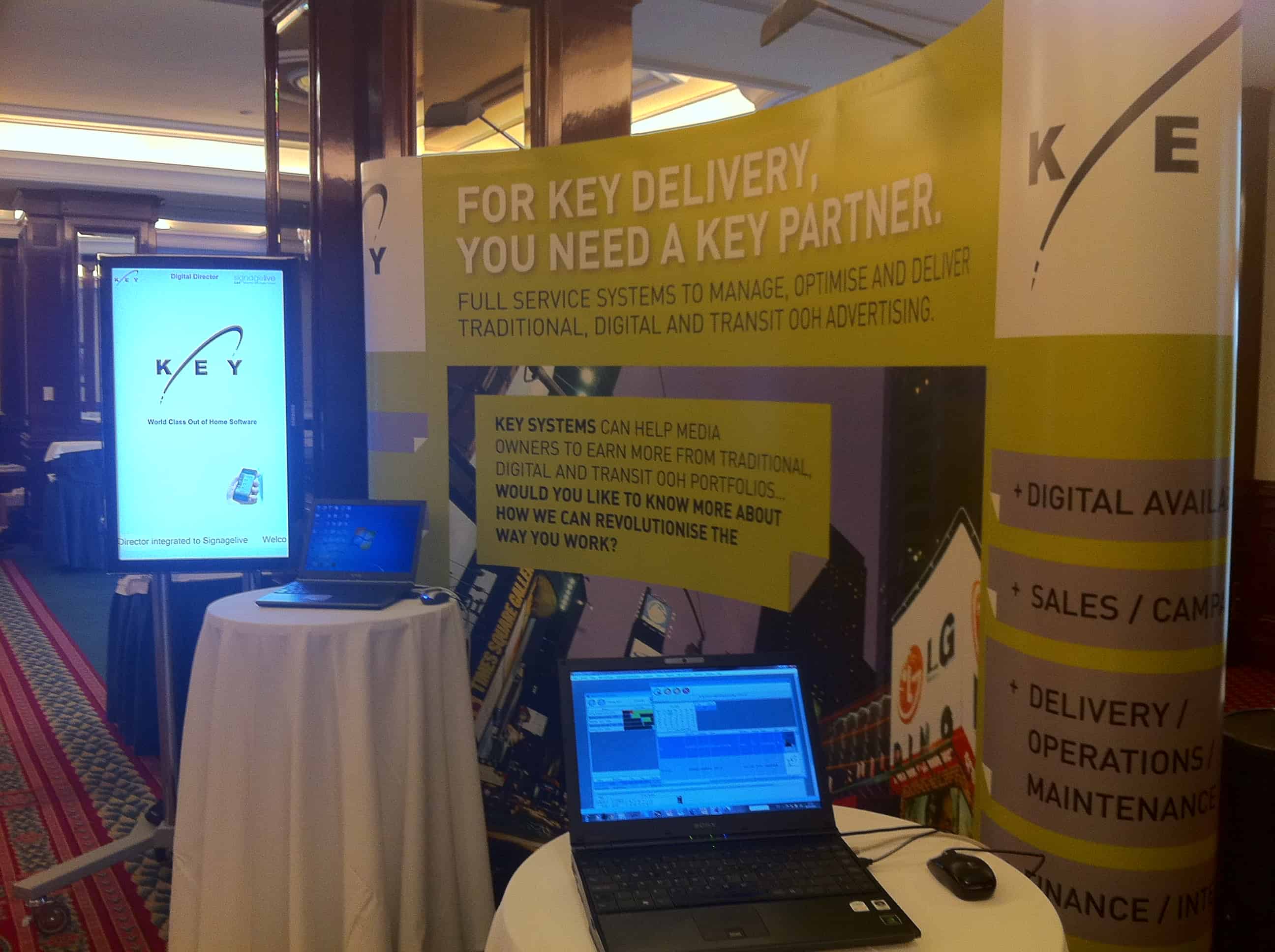 Fusion and Signagelive demo at FEPE Signagelive