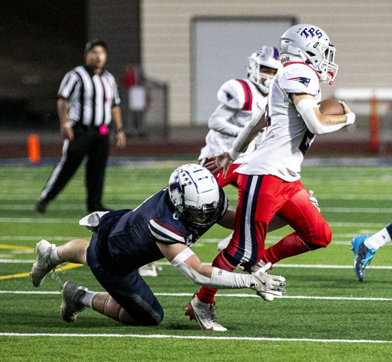 Trinity football stays hot, beats Temecula Prep