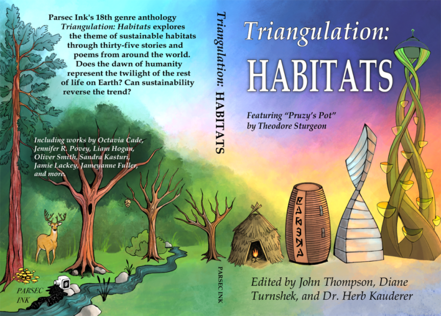 science fiction anthologies triangulation habitats
