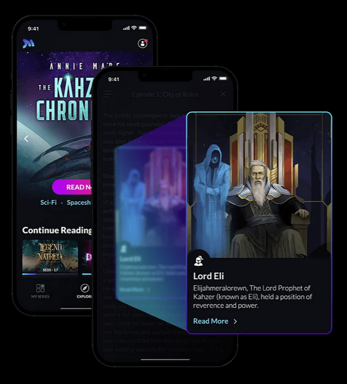 mythrill serialized fiction app
