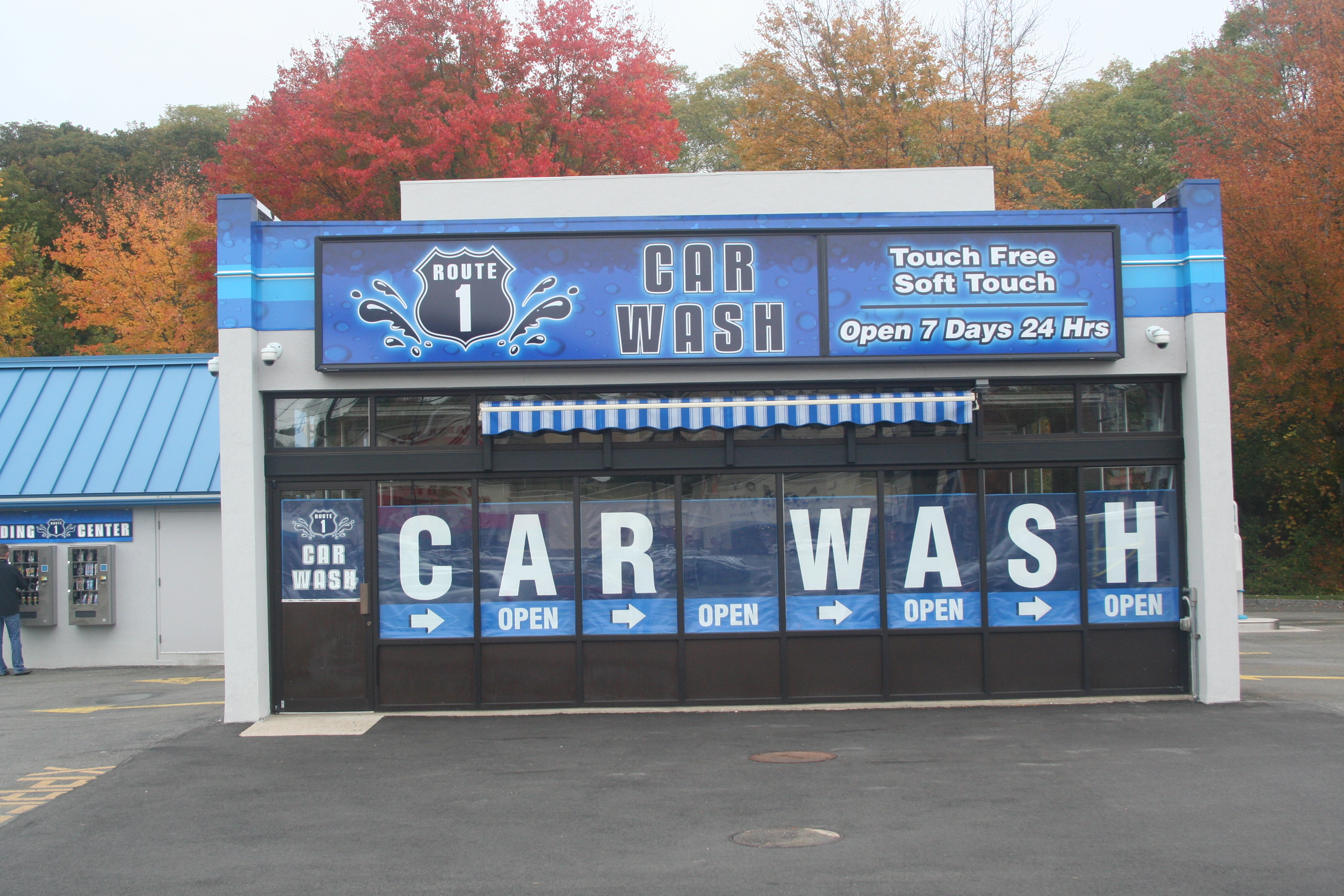 Rt. 1 Car Wash Pylon Sign SignArt Inc.