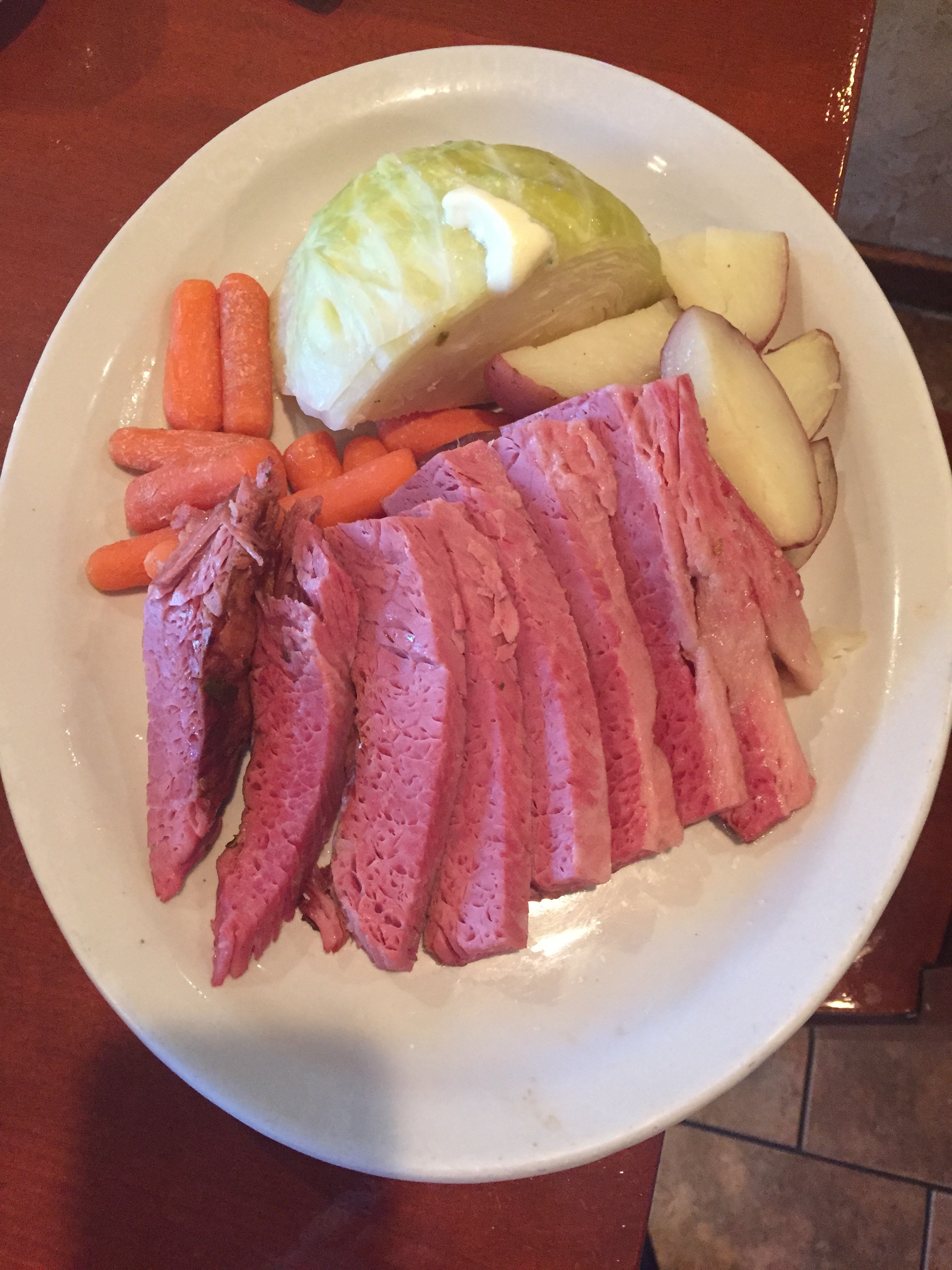 Corned Beef and Cabbage in Carol Stream, IL Alberto’s Restaurant at